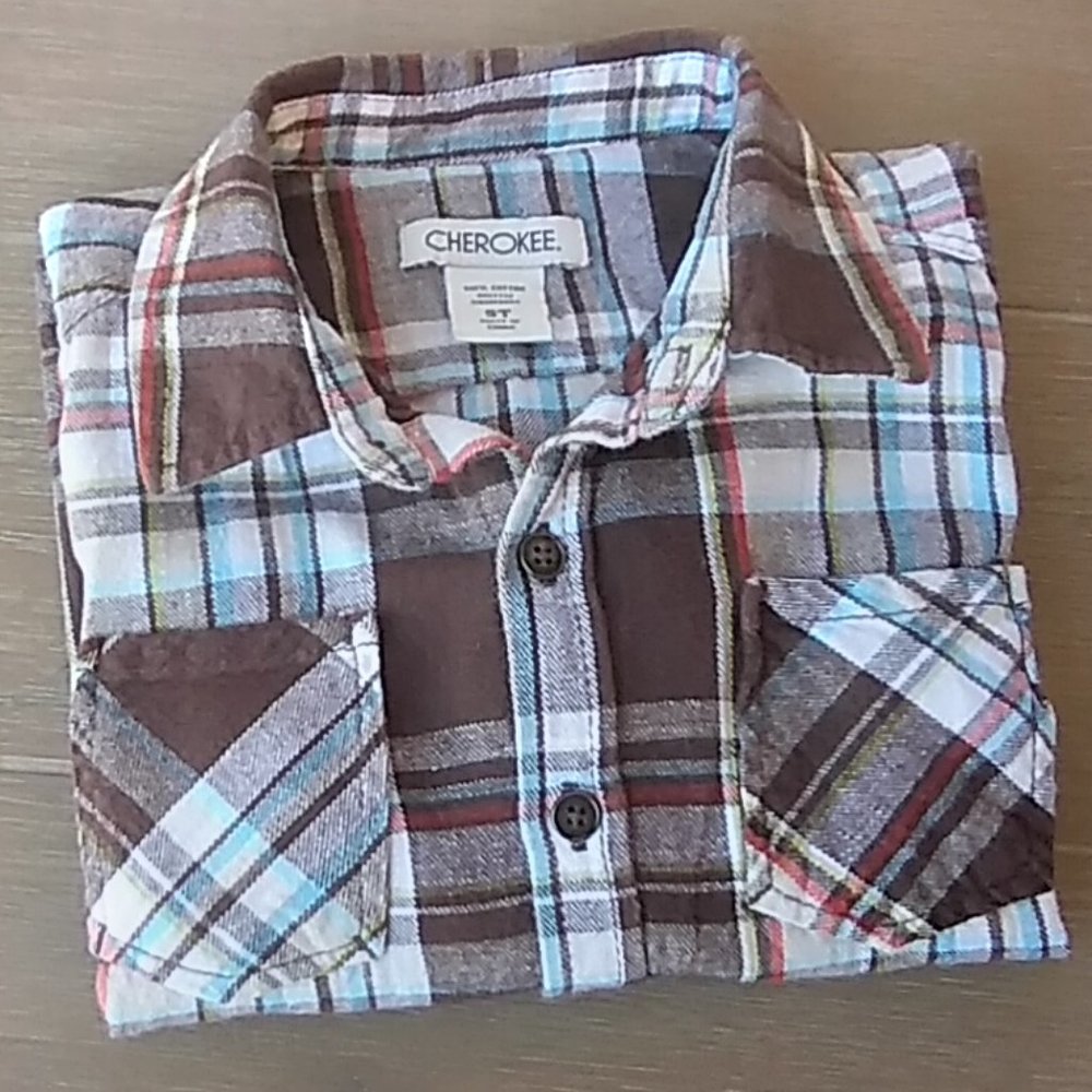 Cherokee Flannel Toddler Size 5T